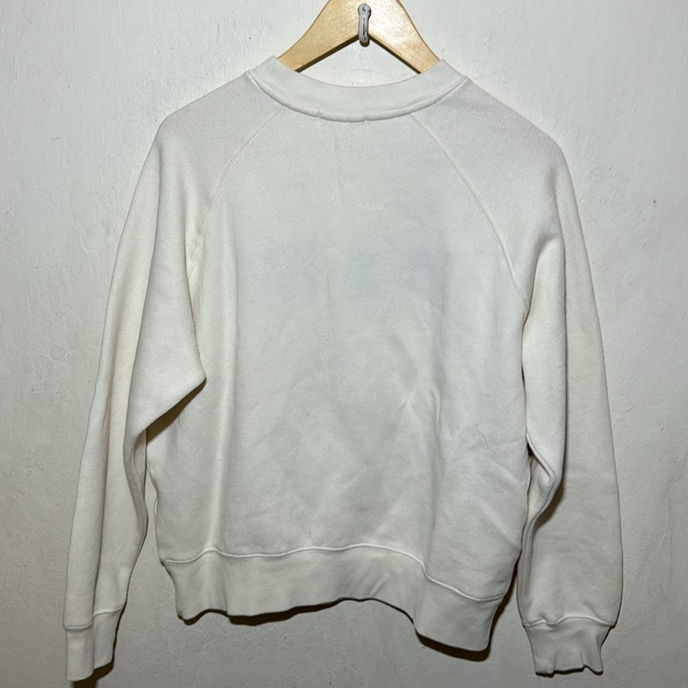 Z Supply Vacation Sweatshirt In Cream Size Small NWT - Picture 3 of 7